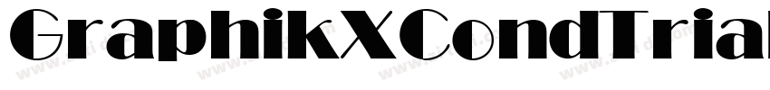 GraphikXCondTrial Su字体转换
